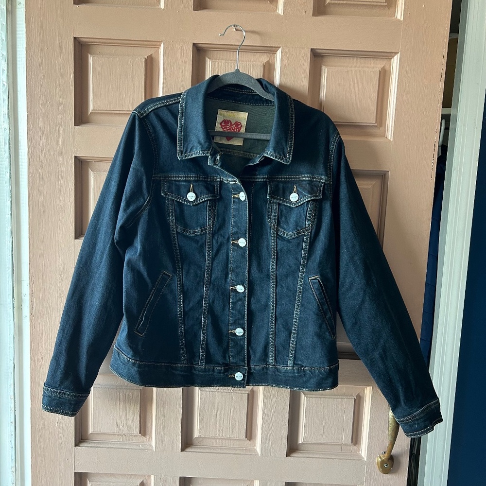 Slink new dark denim jacket